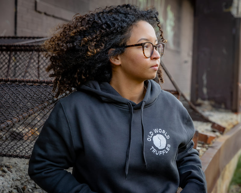 OWT Black Hoodie – Old World Truffles - Main Image